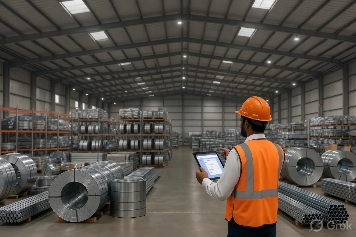 steel distribution erp uae
