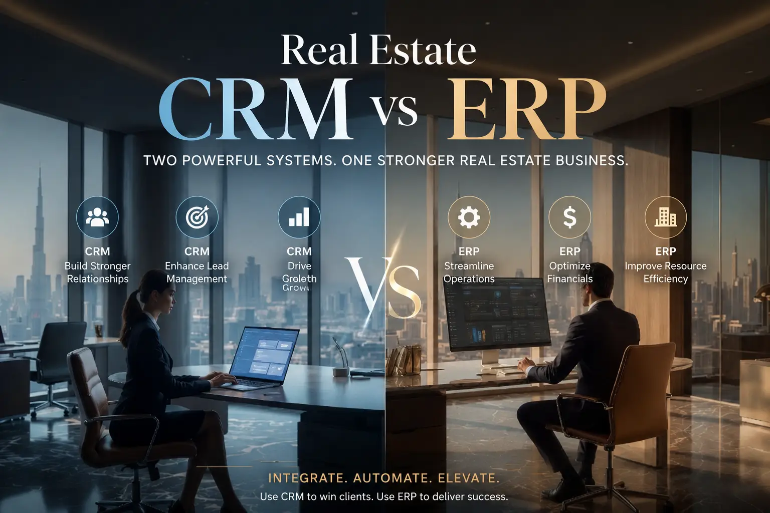 Real Estate CRM vs ERP