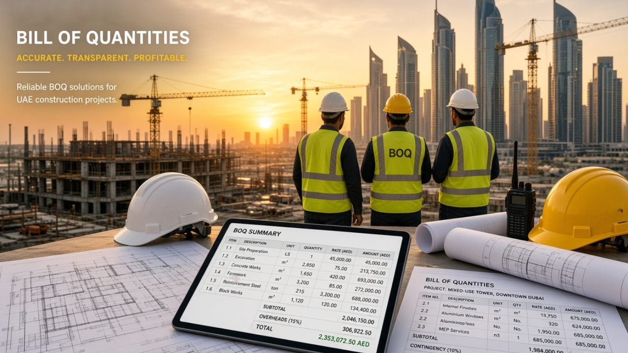 BOQ in UAE Construction