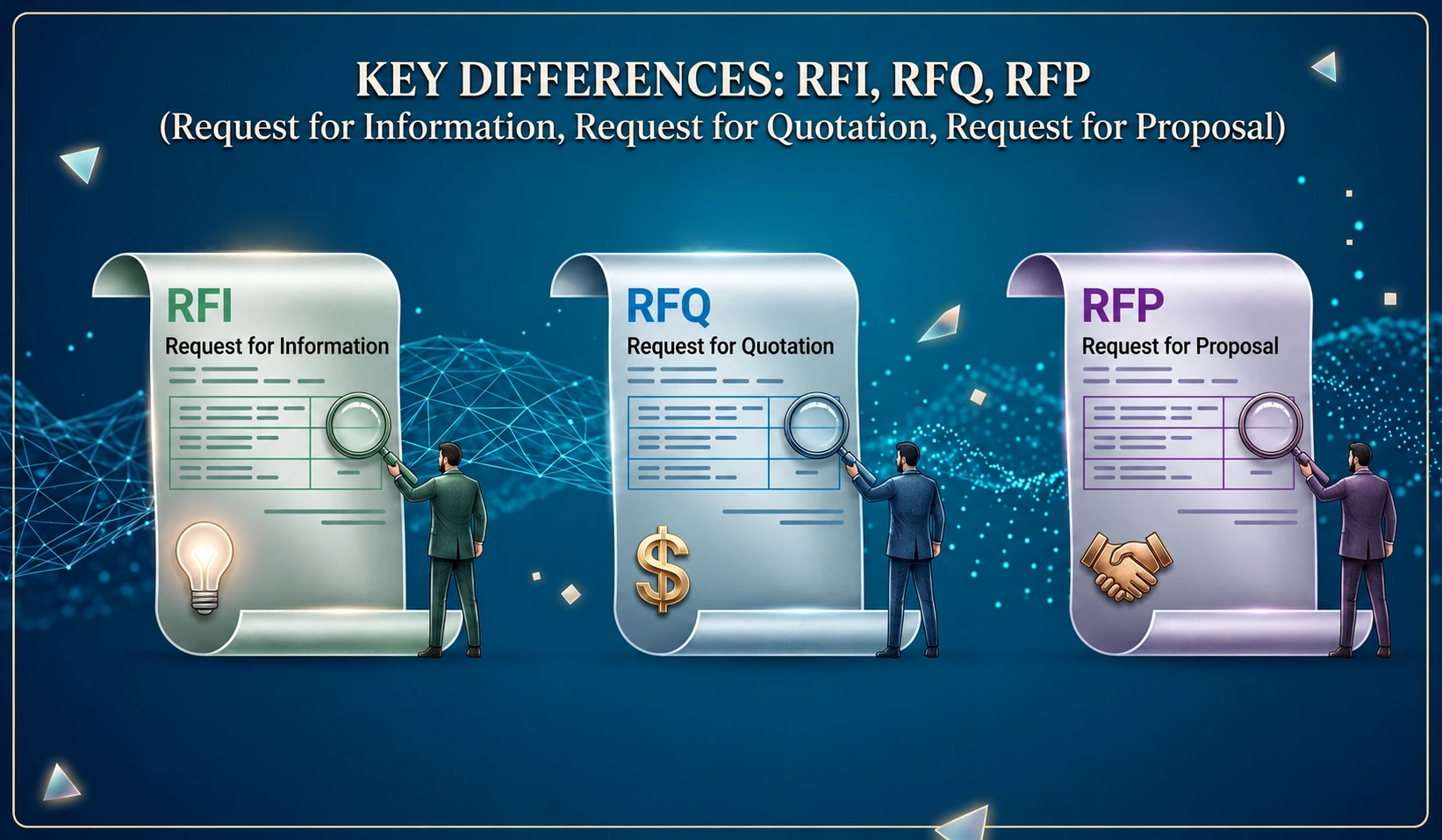 RFP vs RFQ vs RFI